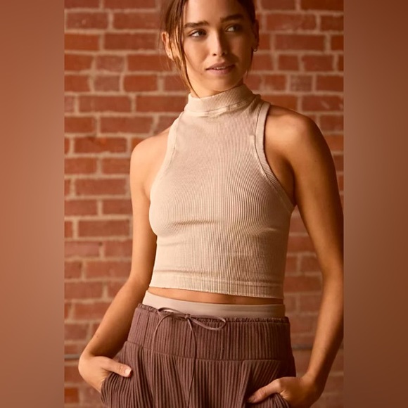 Free People Tops - Free People - Happiness Runs High Neck Crop